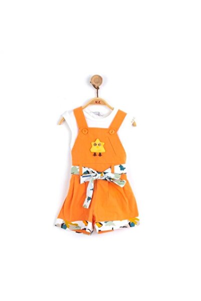 nk kids 82601 بذلة سفاري برتقالية للفتيات الصغيرات