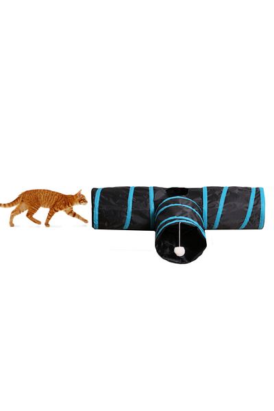 Beyzatex Three-Way Cat Play Tunnel
