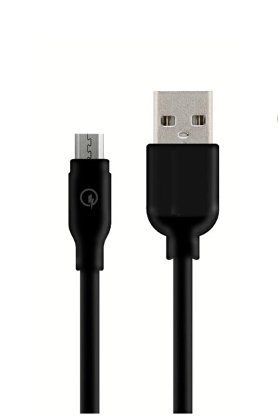 usin 2 Adet Siyah 2 Amper Micro Usb Android Uyumlu Cep Telefonu Şarj Data Kab...