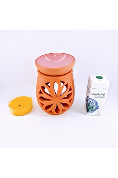 çömlek diyarı Çömlek Diyar Naturel Buhurdanlık(pembe)