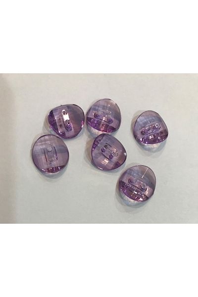 Öztürk Transparent Plastic Baby Button.1.3cm. 6 Pack.