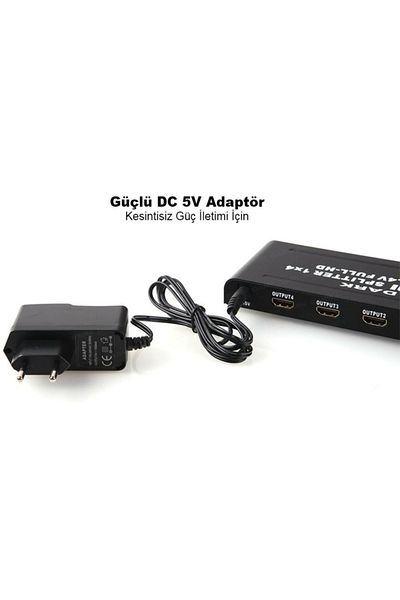 Universal Dark Dk-Hd-Sp4X1 4 Port HDMI Multiplexer
