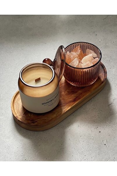 atolyesiahsap Ahşap Servis Tabağı Tekli