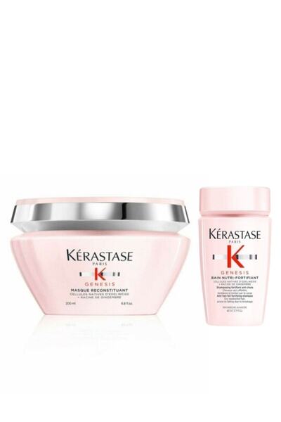 Kerastase Genesis Saç Dökülme Karşıtı Güçlendirici Maske 200 Ml ve Genesis Bain Hydra-fortifiant Şampuan 80 Ml