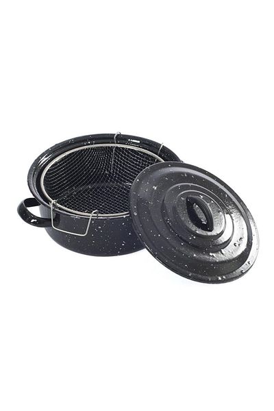 Hyd Fryer Frying Pot with Strainer Frying Pan Dimensions 24.5 cm Height: 11 cm