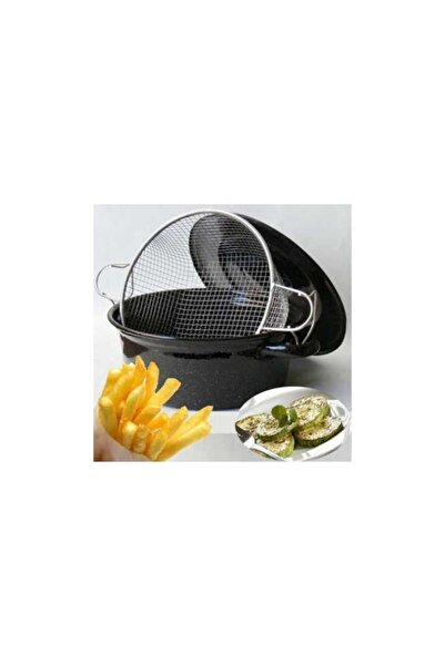 Hyd Fryer Frying Pot with Strainer Frying Pan Dimensions 24.5 cm Height: 11 cm