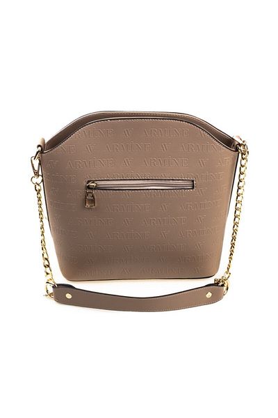 Armine Mink Laser Printed Bag with Chain Strap