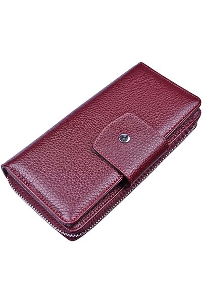 Eminsa Claret Red Leather Women's Wallet