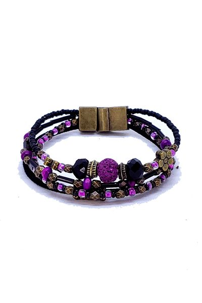 etniko Women's Special Design Handmade Multiple Bracelet