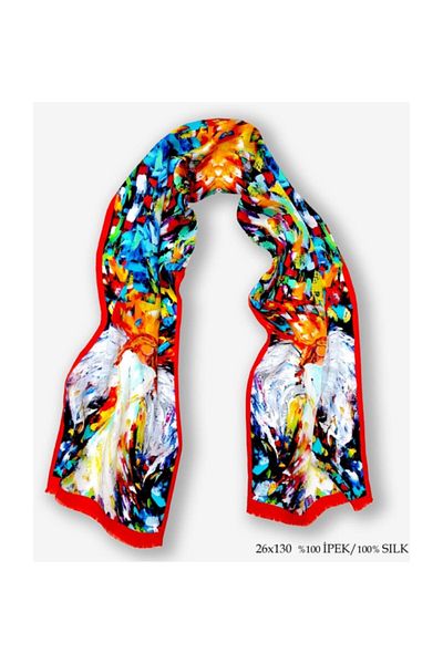Galiga Silk Scarf Angel