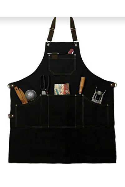 noktaönlüktasarım مريلة مصممة لمطعم المقهى - وشم باريستا شيف لتصفيف الشعر