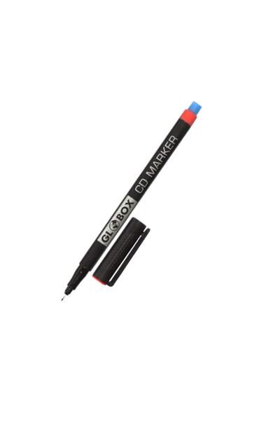 Globox Permanent Cd Marker Asetat Kalemi Kırmızı (s) 0,4mm