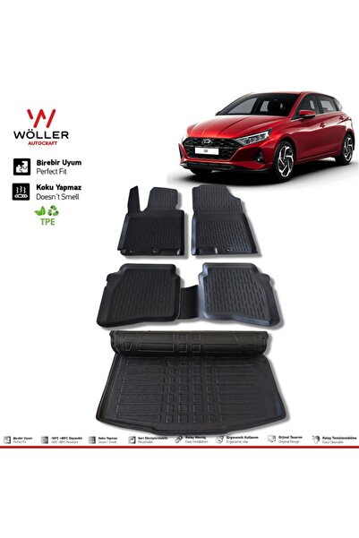 wöller Hyundai I20 Paspas Bagaj Havuzu 2020 Sonrası 3d Ultraflex Set