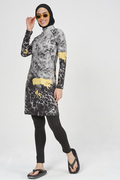 ALFASA Hijab Swimsuit '' Waterproof, Non-Stick to the Body'' Nalu