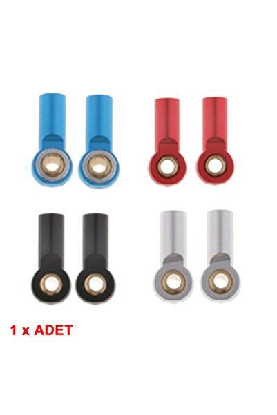 ROBİZ Metal M3 Bağlantı Parçası Alüminyum Metal Top Kafa Eklenti Çubuğu