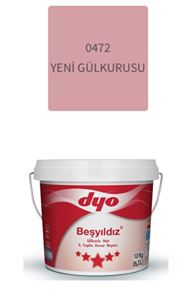 Dyo Beşyıldız Silikonlu Mat Iç Cephe Duvar Boyası 10 Kg