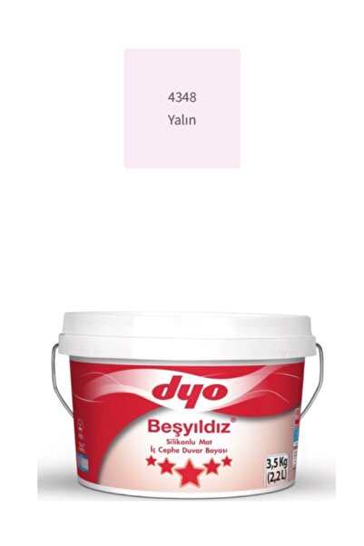 Dyo Beşyıldız Silikonlu Mat Iç Cephe Duvar Boyası 3,5 kg