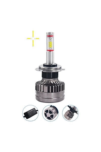 OEMCARPARTS Led 360° Full Power Csp Led Xenon Oto Ampulü H7