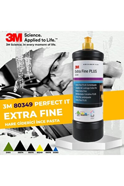 3M 80349 Extra Fine Hare Giderici Çizik Çıkarıcı Ince Pasta 1lt