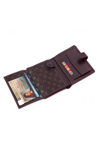 Eminsa Claret Red Leather Men's Wallet