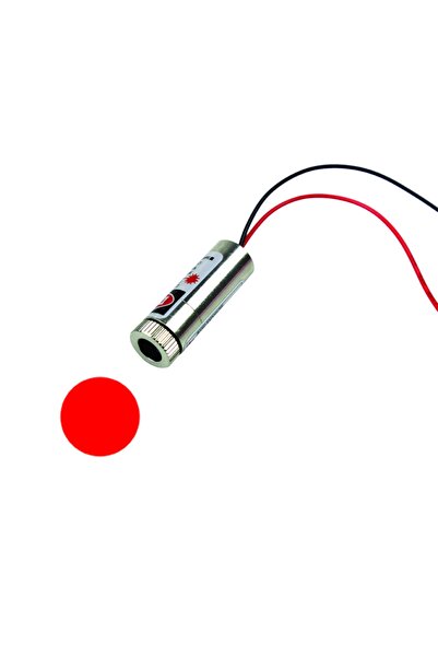 Genel Markalar Nokta Lazer Modül Kırmızı 5mw 650nm Lens Odak Ayarı 12mm Çap