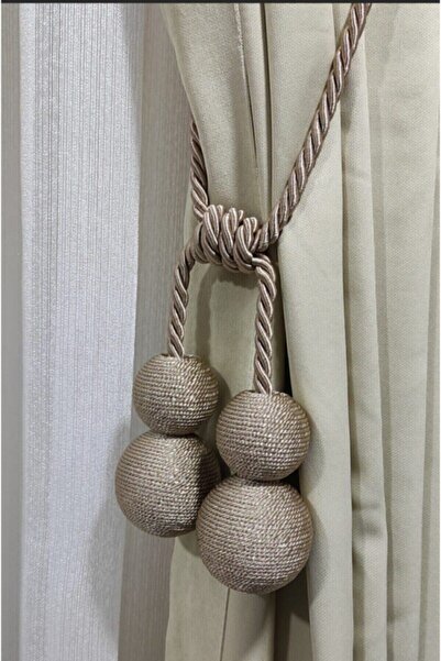 Çınar Aksesuar Sahara Home Ip Sarım 4 bile Fundal Cortina Legare tavan Manșon...