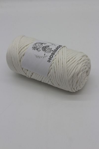 Hobimos Πολυτελές βαμβακερό νήμα 3mm Single Twist 100% βαμβάκι με δυνατότητα ραφής μακραμέ 250 γραμμάρια