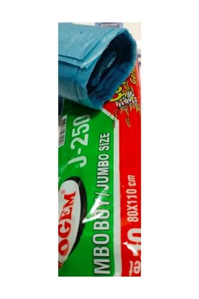 Ögem J250 JUMBO BOY TRASH BAG 80*110 CM 10 PACK 50 PACK 1 BOX (500 PIECES), JUMBO BOY TRASH BAG