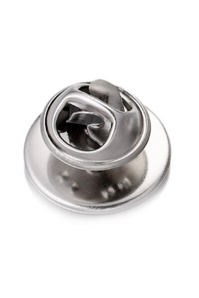 Market66 Rusya Yaka Rozeti Yuvarlak Russia Bayrağı Paslanmaz Çelik Rozet