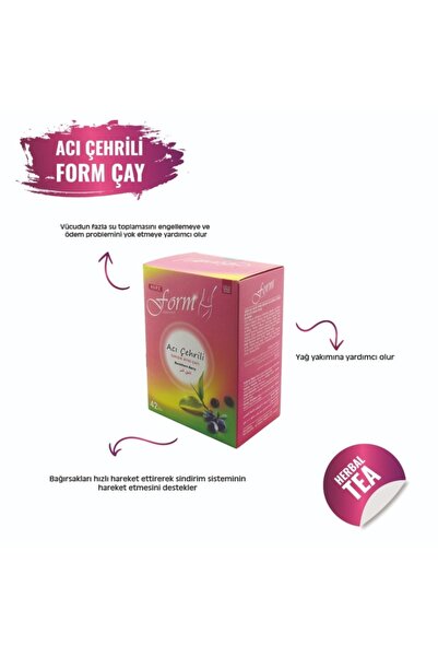 Nurs Acı Çehre Çayı Acı Çehreli Çay 42 Süzen Poşet