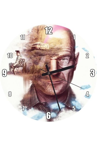 Cakatablo Ρολόι τοίχου Breaking Bad Walter White και Jesse Pinkman (διάμετρος...
