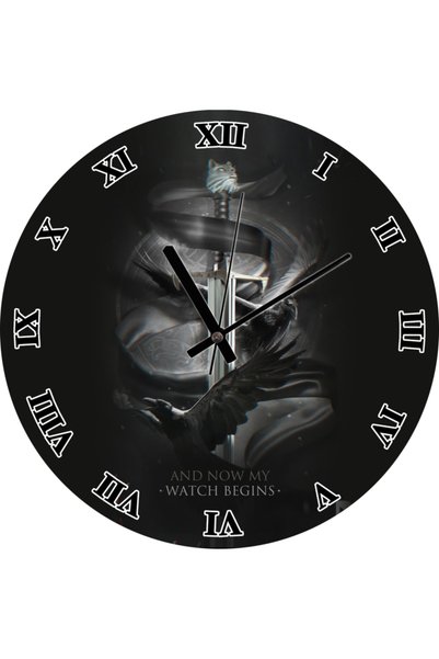 Cakatablo And Now My Watch Begins Wall Clock (Diameter 30X30 cm)