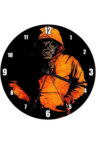 Cakatablo Pin Image Wall Clock on Pubg Board (Diameter 30X30 cm)