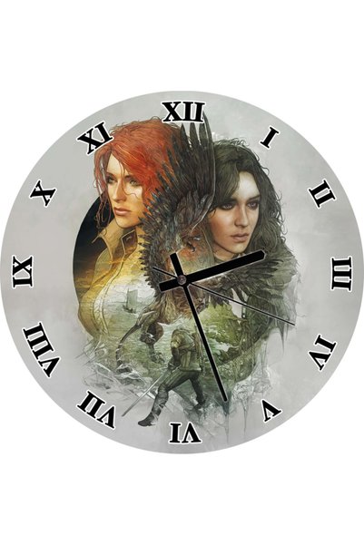 Cakatablo Witcher 3 Steelbook Wall Clock (Diameter 30X30 cm)
