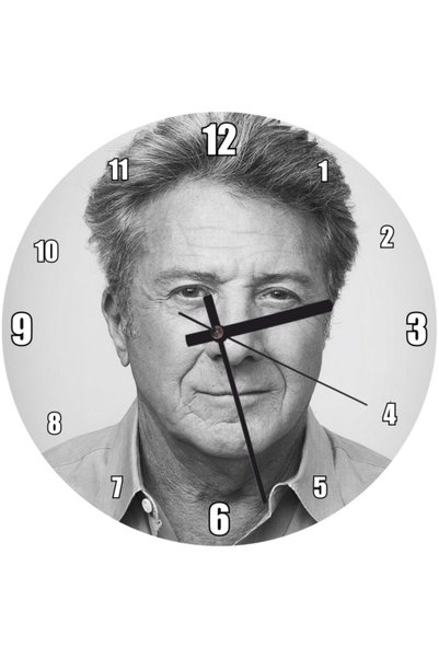 Cakatablo Dustin Hoffman Visual Wall Clock (Diameter 30X30 cm)