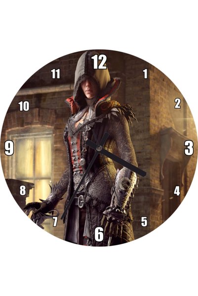 Cakatablo Assassins Creed Syndicate Evie Video Game Visual Wall Clock (Diamet...