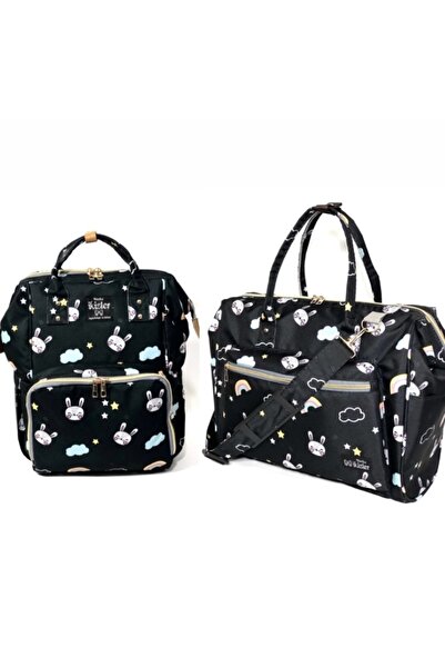Harika ikizler Baby Care Bag, Mother Baby Backpack Side Bag Set of 2