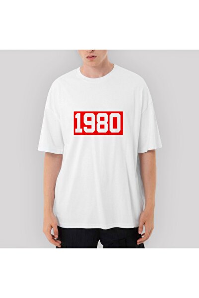 Z zepplin Λευκό μπλουζάκι 1980 Made oversized