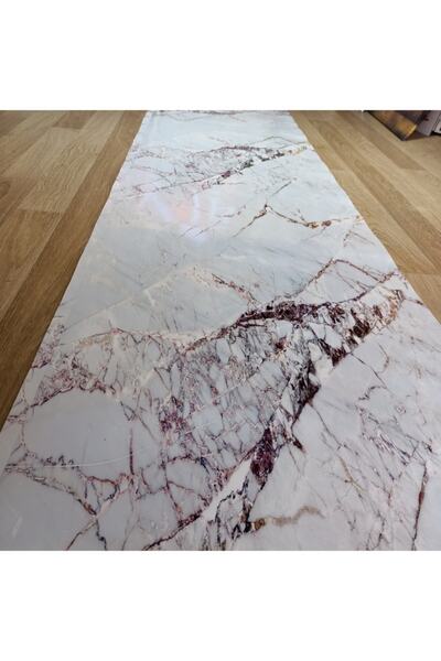 Kolhis Suya Dayanıklı Mutfak Banyo Zemin Beyaz Mermer Fayans Duvar Dolap Masa Yapışkanlı Folyo Kaplama