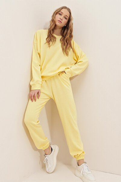 PLA STORE Sarı Eşofman Takımı