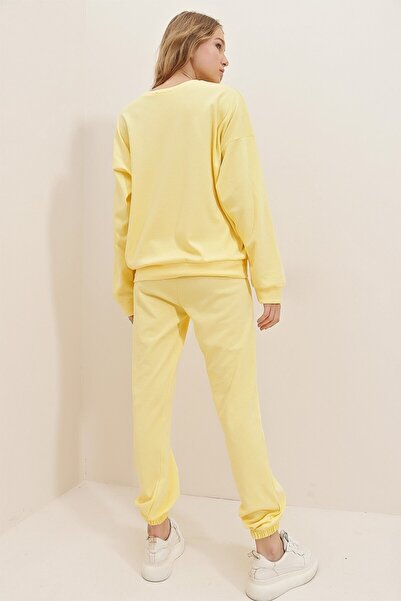 PLA STORE Sarı Eşofman Takımı