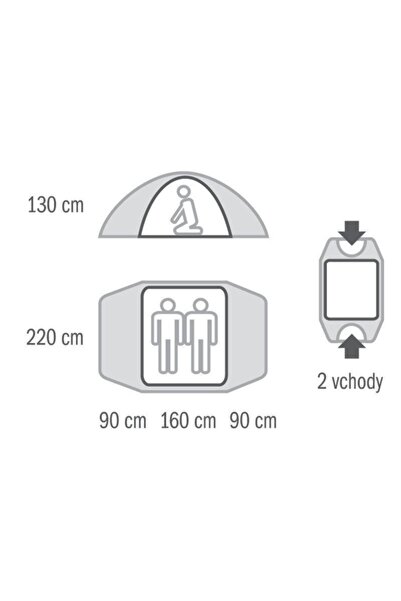 HUSKY Falcon 2 Kişilik Çadır