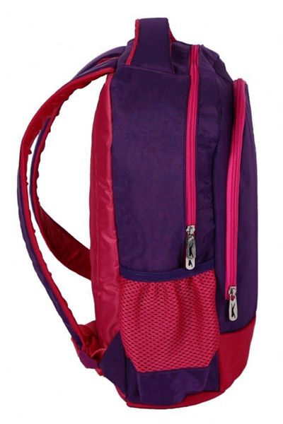 Slazenger Rucsac de școală și de zi cu zi cu licență Crinkle Purple
