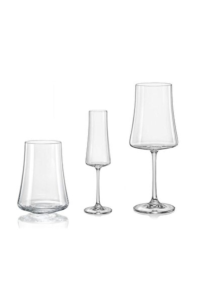 CRYS CONCEPT Crystalex Xtra Kristalin Kadeh meşrubat Bardağı Seti