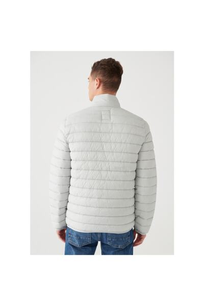 Mavi Erkek Gri Şişme Mont 0110016-70075