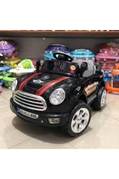 Aliş Toys Akülü Çocuk Arabası Aliş Turbo Coupe 12v Uzaktan Kumandalı 606k Siyah