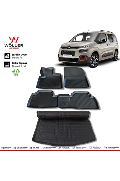 wöller Citroen Berlingo Paspas Bagaj Havuzu 2019 Sonrası 3d Havuzlu