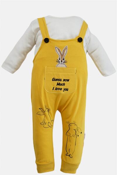 ipek atlas بدلة مزدوجة للفتيات الصغيرات باللون الأصفر Salopet بأكمام طويلة وق...