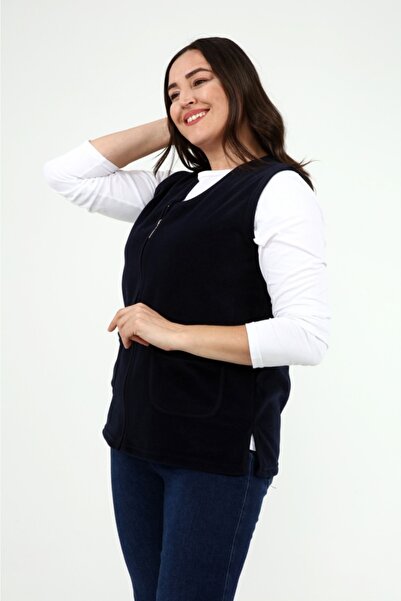 Nehir tekstil Унісекс темно-синій полярний жилет