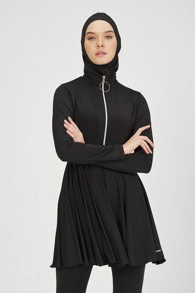 ALFASA Μαγιό Hijab Διακοσμημένο με φερμουάρ
